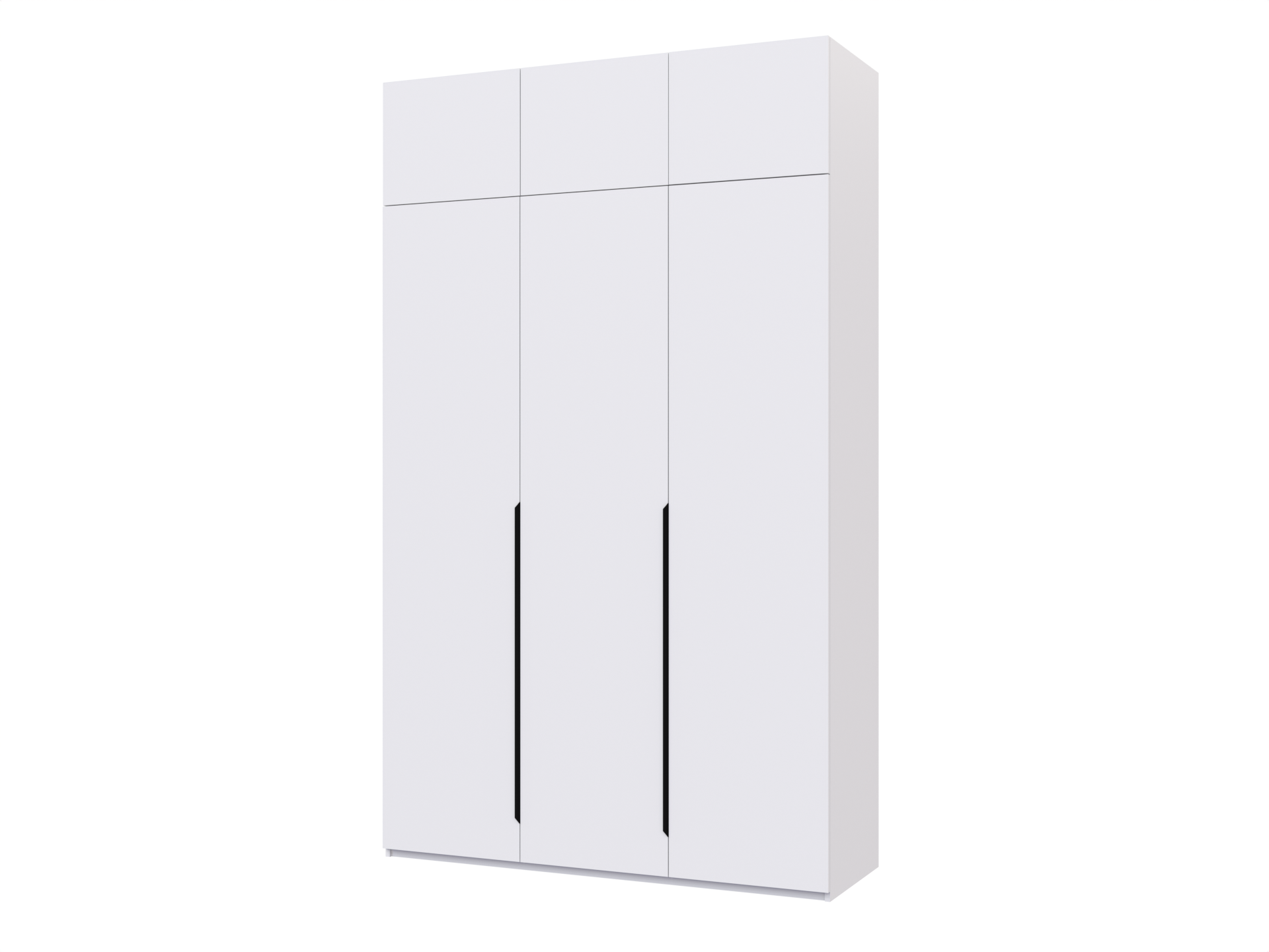 Распашной шкаф Пакс Альхейм 23 white (black) ИКЕА (IKEA) изображение товара