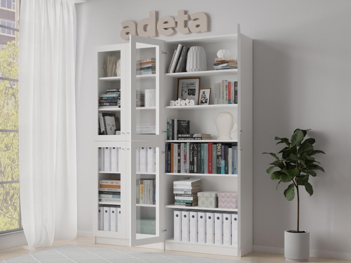 Книжный шкаф Билли 343 white ИКЕА (IKEA) изображение товара