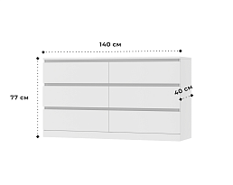 Изображение товара Комод Мальм 15 white ИКЕА (IKEA) на сайте adeta.ru